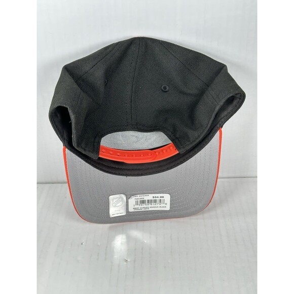 New Era Anaheim Ducks 9FIFTY Black Orange A-Frame SnapBack Hat Cap OSFM NWT - Picture 4 of 5